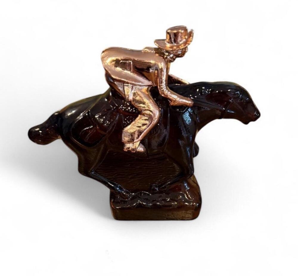 VTG Avon "Pony Express" Decanter Collectible Bottle & Box No Aftershave Left